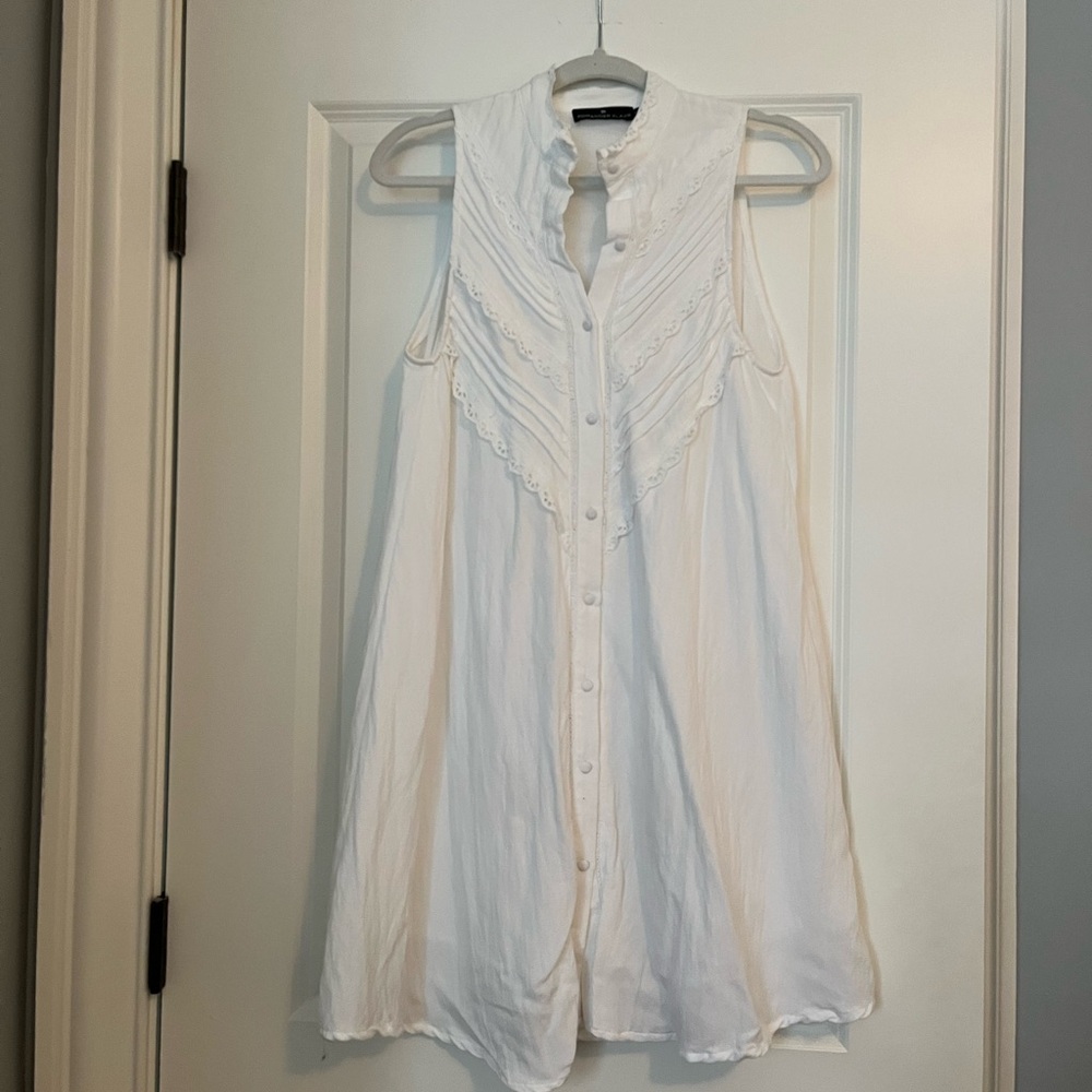 POMANDER PLACE White Dutton Dress, Small